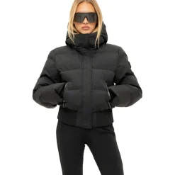NIKKIE Ski Jassen|Wintersport*Numa Glitter winterjas dames black