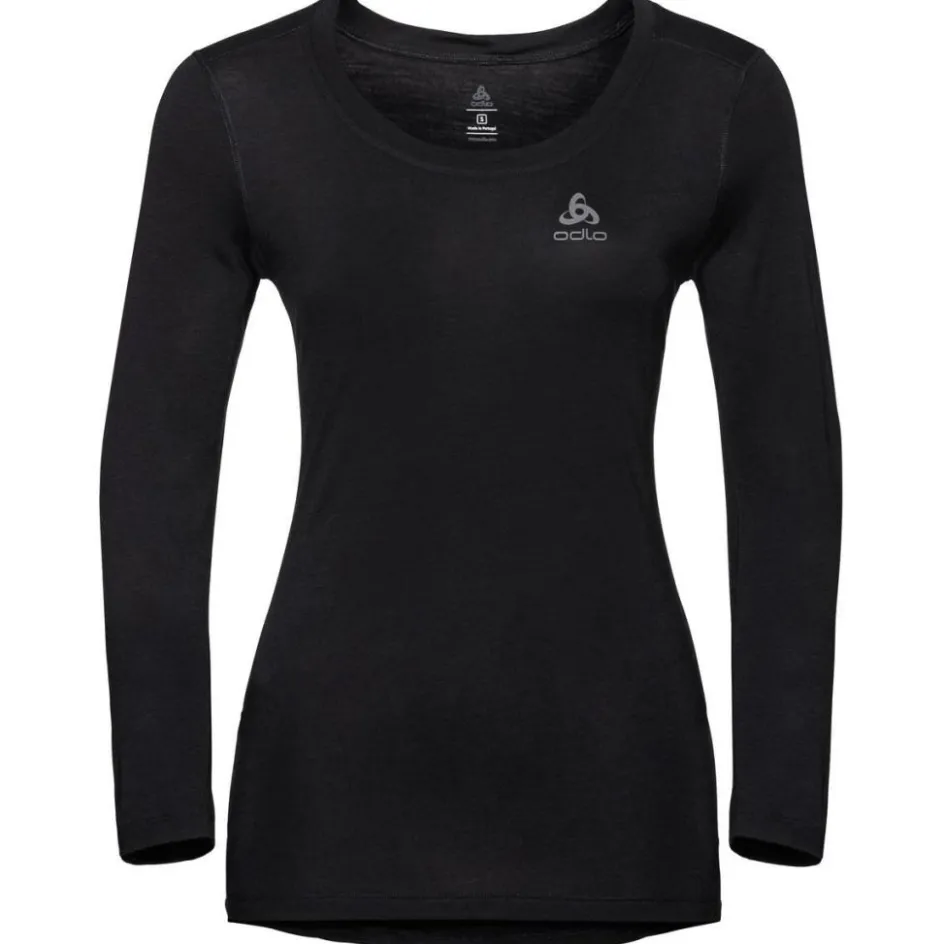 ODLO Thermokleding|Wintersport*Performance Wool Light LS thermoshirt dames black