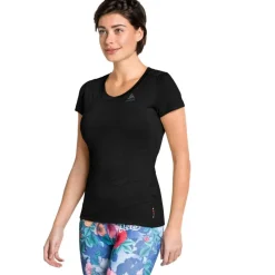 ODLO Thermokleding|Wintersport*Performance Wool Light SS thermoshirt dames black