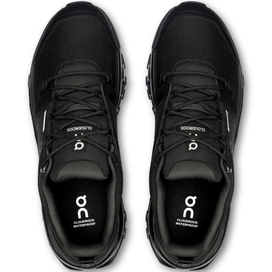 On Wandelen|Wandelschoenen*Cloudrock Low wandelschoenen heren black black