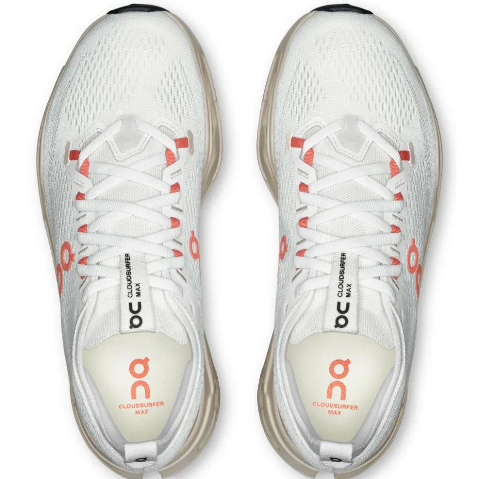 On Hardloopschoenen*Cloudsurfer Max hardloopschoenen dames ivory salm