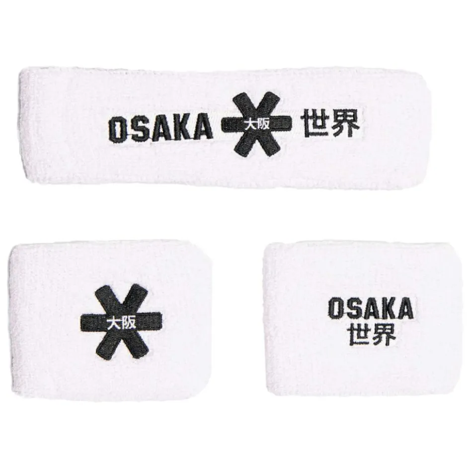 Osaka Hockeykleding*GDG00049 2.0 zweetband set white black