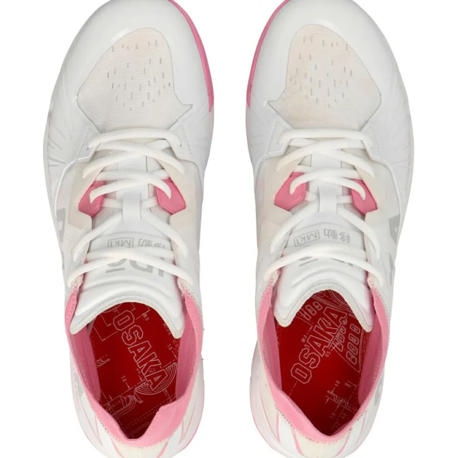 Osaka Hockeyschoenen*Ido MK1 hockeyschoenen heren white begonia pink