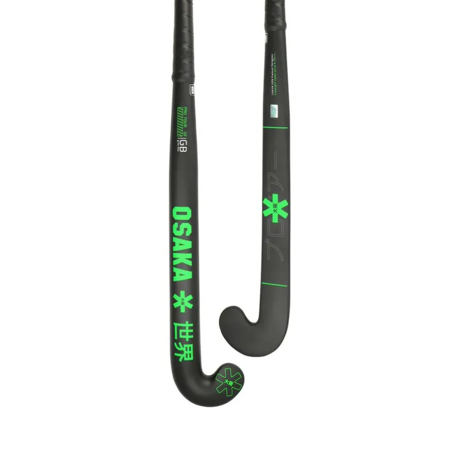 Osaka Hockeystick*Pro Tour GF 2.0 Grow Bow hockeystick junior iconic black