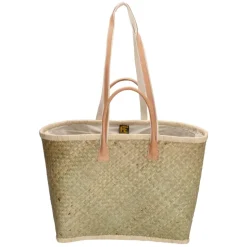 PE Florence Strandtassen* Penjy rieten strandtas natuur