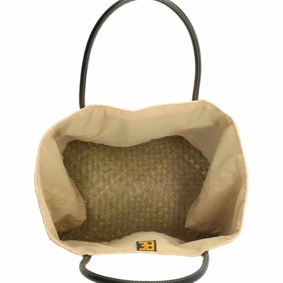 PE Florence Strandtassen* Rieten strandtas natuur