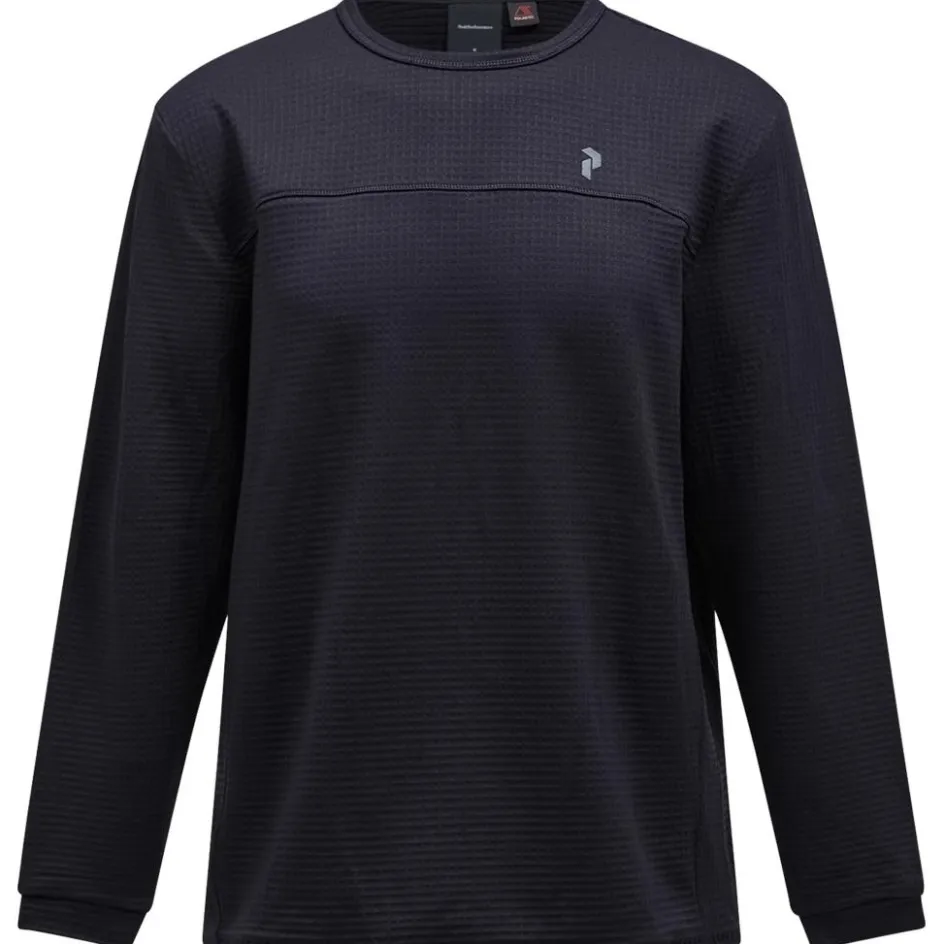 Peak Performance Ski Truien|Wintersport* Trail Polartec sweater heren black