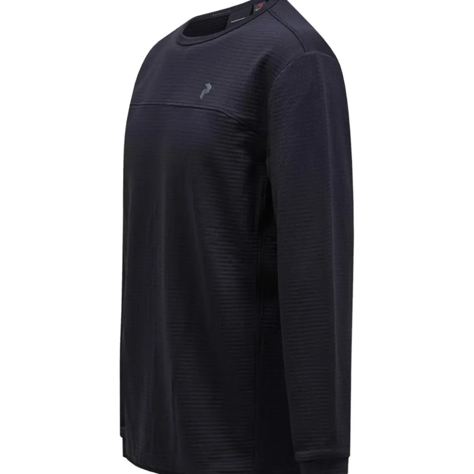 Peak Performance Ski Truien|Wintersport* Trail Polartec sweater heren black