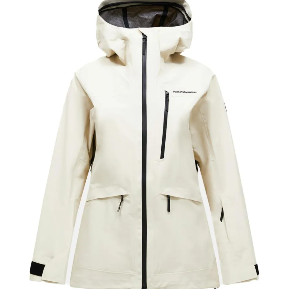 Peak Performance Ski Jassen|Wintersport* VERTEC softshell winterjas dames sand fog