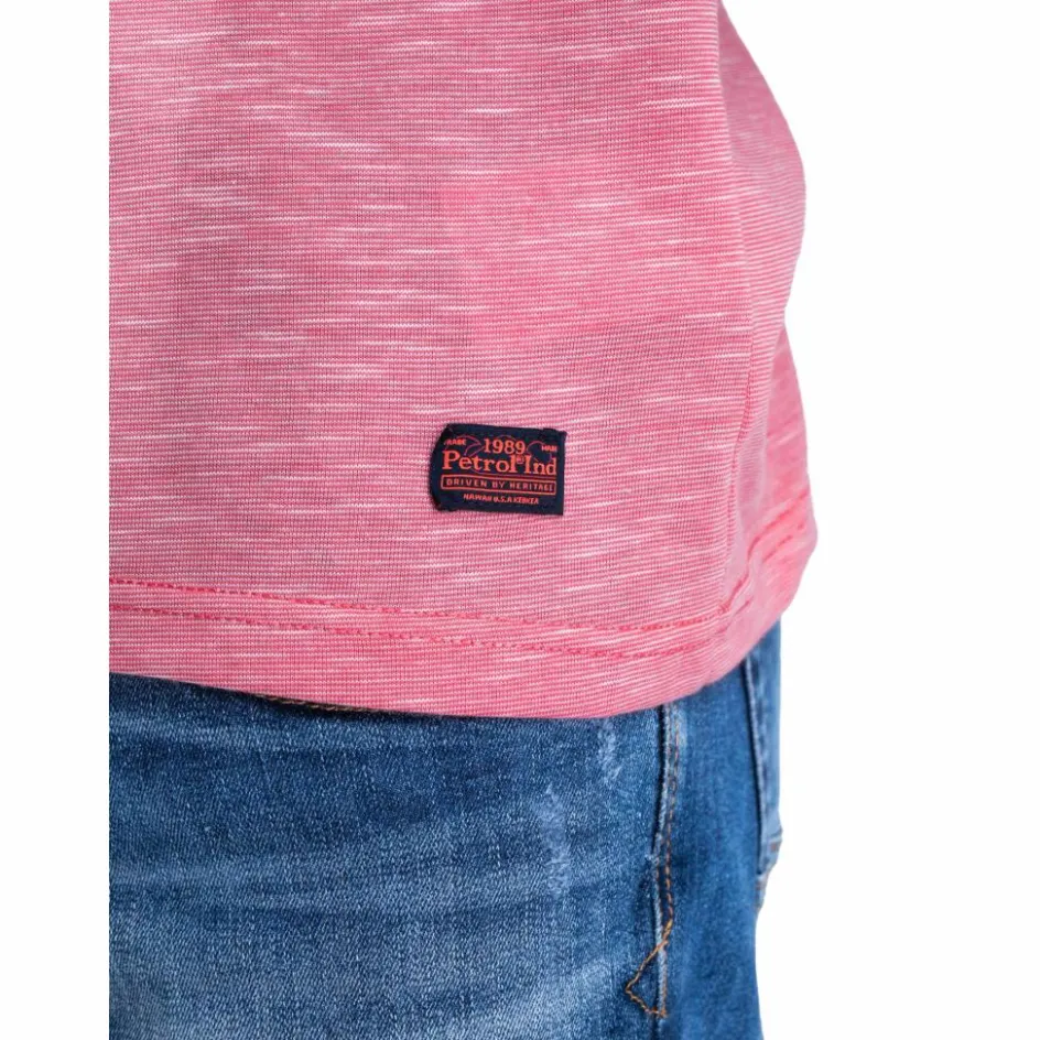 Petrol Industries Shirts, Polo's & Blouses* Palmora shirt heren faded melon