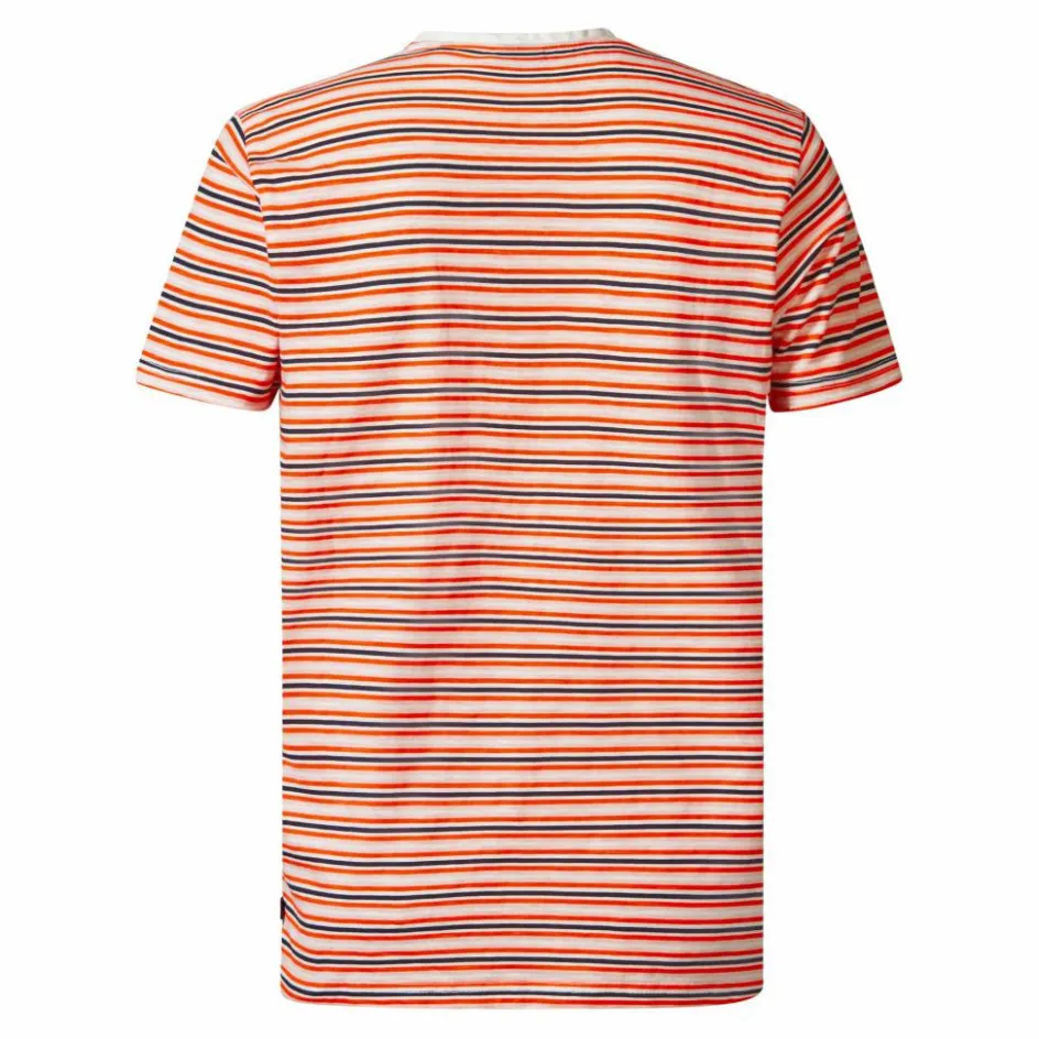 Petrol Industries Shirts, Polo's & Blouses* Seabrook shirt heren fiery coral