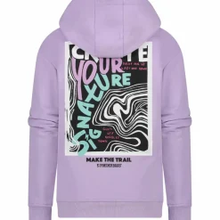 Poederbaas Ski Truien|Wintersport*Arty hoodie dames lila