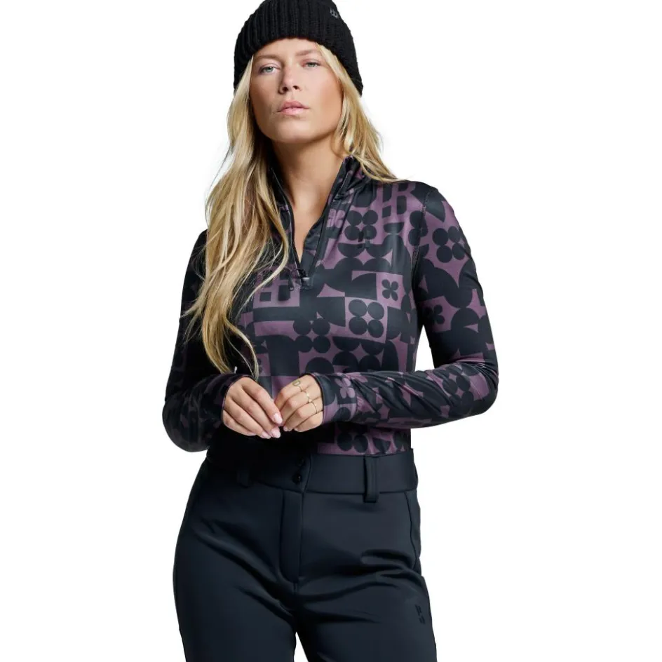 Poederbaas Skipullies|Wintersport*Arty skipully dames bordeaux