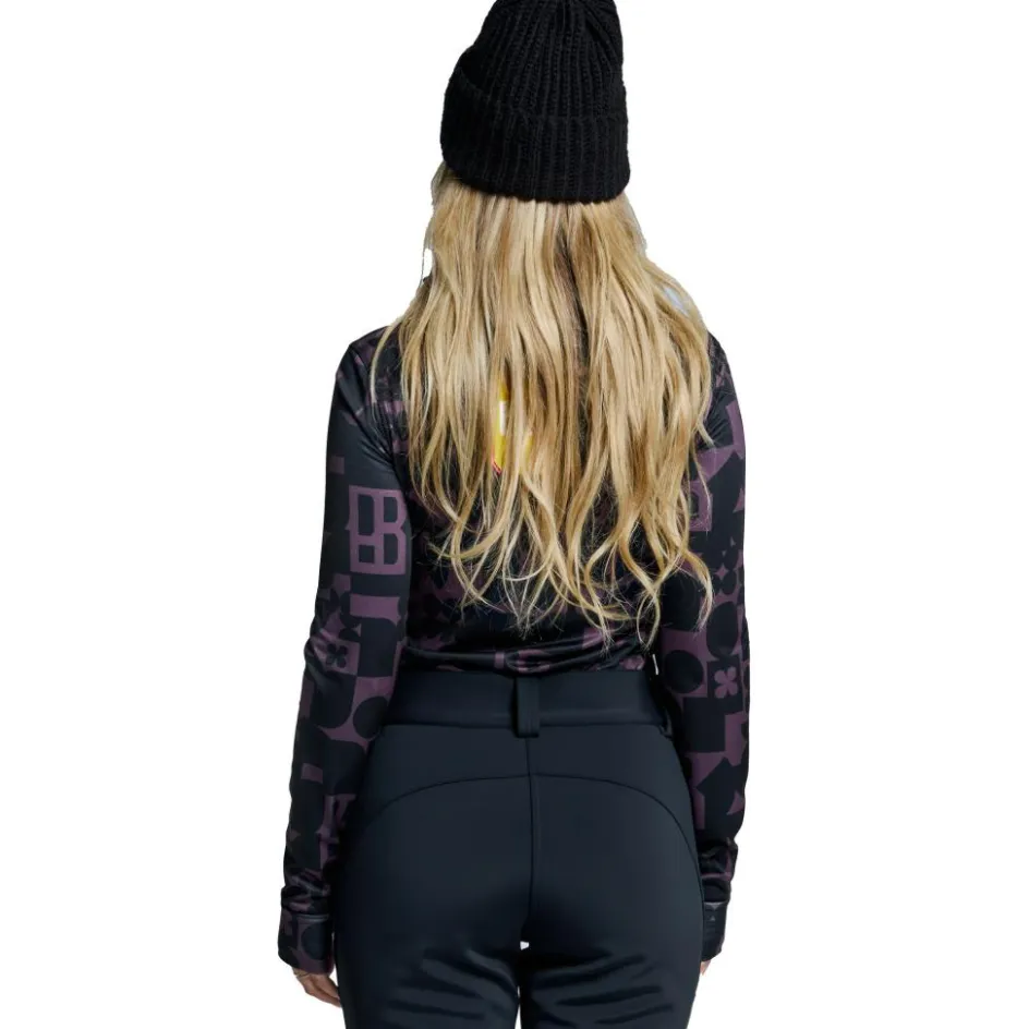 Poederbaas Skipullies|Wintersport*Arty skipully dames bordeaux