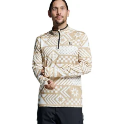 Poederbaas Skipullies|Wintersport*CL skipully heren white multi