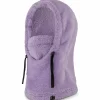 Poederbaas Mutsen|Wintersport*Fluffy balaclava lila