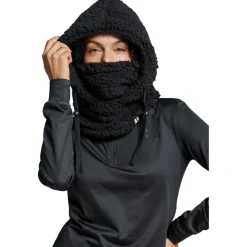 Poederbaas Mutsen|Wintersport*Fluffy balaclava black