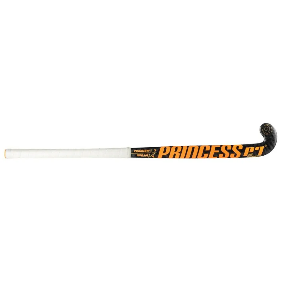 Princess Hockey Hockeystick* Indoor Premium 7 Star SG9 low bow hockeystick black orange - 36,5 inch
