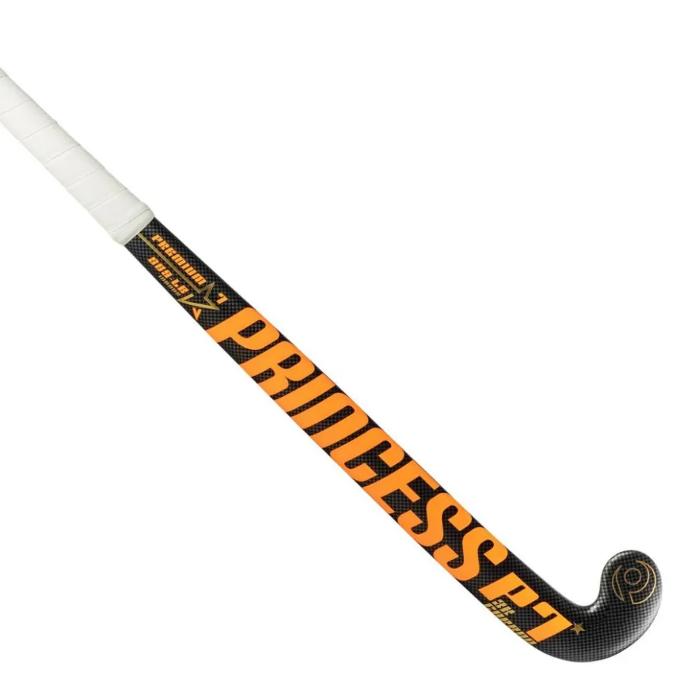 Princess Hockey Hockeystick* Indoor Premium 7 Star SG9 low bow hockeystick black orange - 36,5 inch