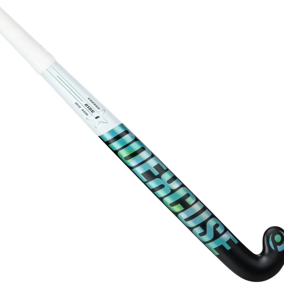 Princess Hockey Hockeystick* No Excuse Rise P1 Mid Bow hockeystick green black - 36,5 inch