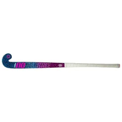 Princess Hockey Hockeystick* Woodcore Mid Bow hockeystick junior leopard  purple neon pink