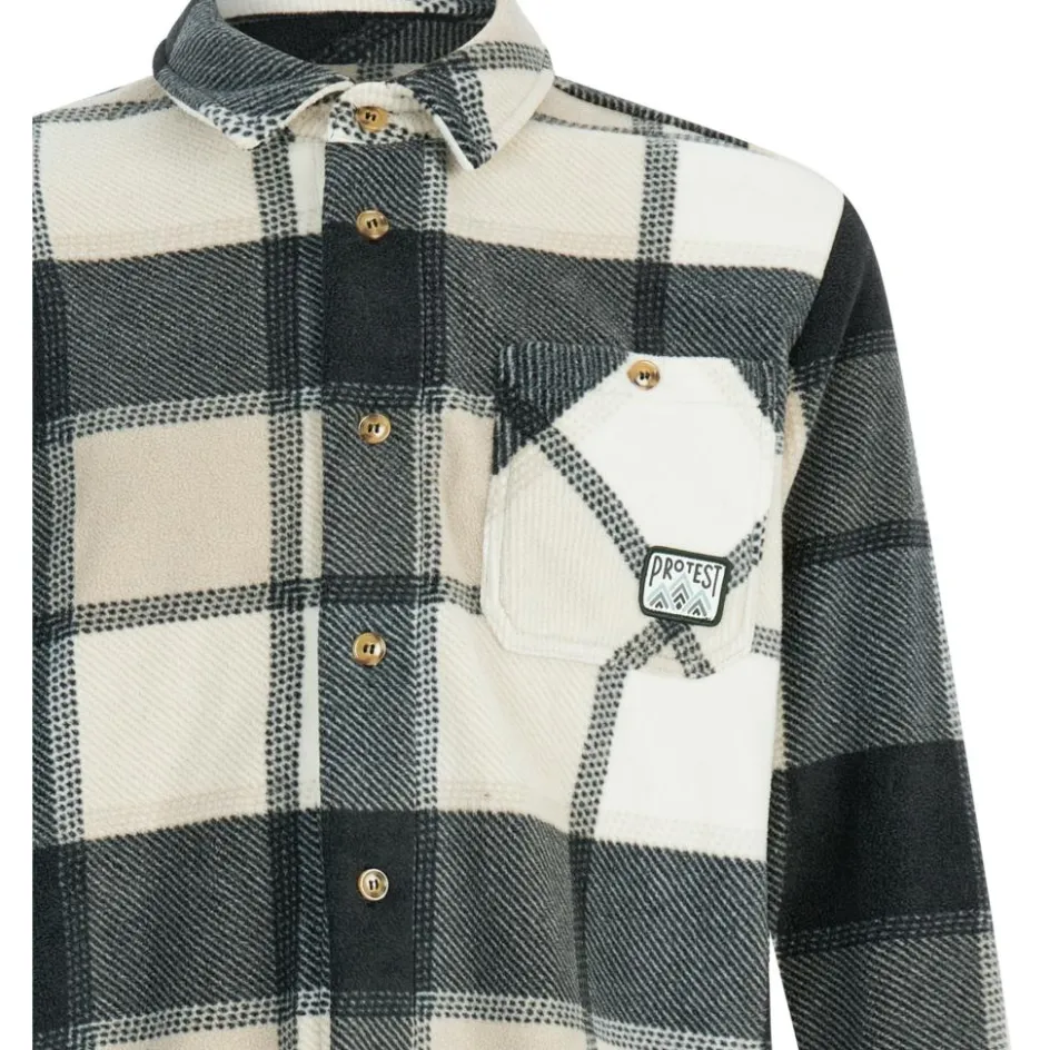 Protest Shirts, Polo's & Blouses*Mitchel overhemd heren true black