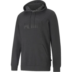 Puma Truien & Vesten*Essentials Big Logo hoodie heren dark grey heather