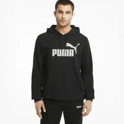 Puma Truien & Vesten*Essentials Big Logo hoodie heren black