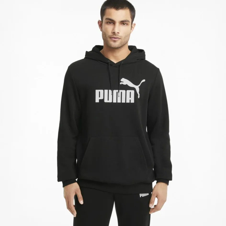 Puma Truien & Vesten*Essentials Big Logo hoodie heren black