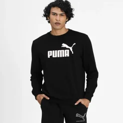 Puma Truien & Vesten*Essentials Big Logo sweater heren black