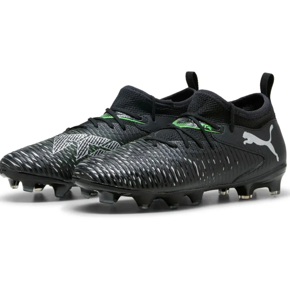 Puma Voetbalschoenen*FUTURE 8 MATCH FG AG voetbalschoenen junior black cool light grey fluo green