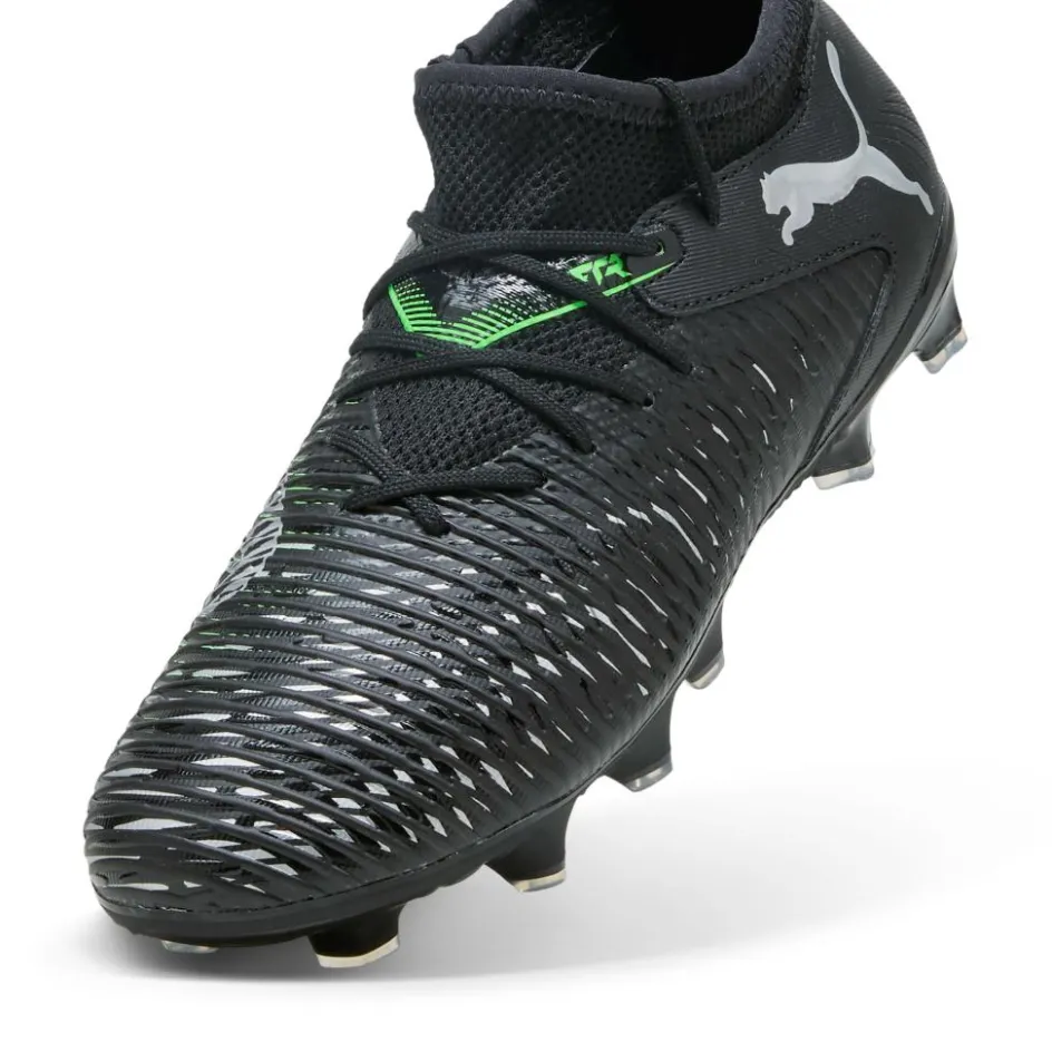 Puma Voetbalschoenen*FUTURE 8 MATCH FG AG voetbalschoenen junior black cool light grey fluo green