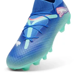 Puma Voetbalschoenen*FUTURE 7 PRO FG AG voetbalschoenen heren bluemazing white electric peppermint