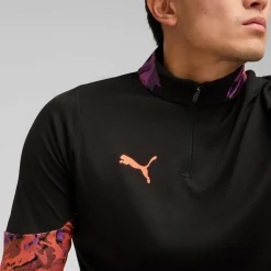 Puma Voetbalkleding*IndividualCUP 1/4 Zip trainingsshirt heren black