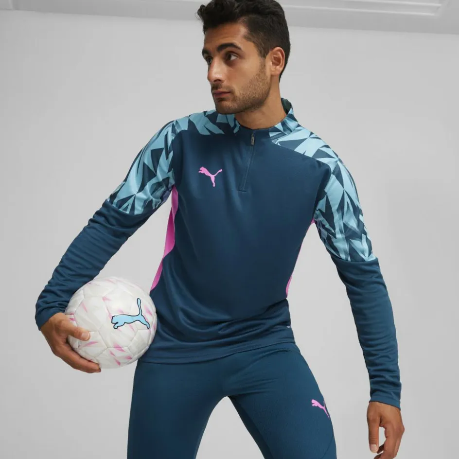 Puma Voetbalkleding*IndividualFINAL trainingsshirt heren ocean tropic bright aqua