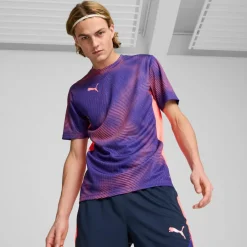 Puma Voetbalkleding*IndividualFINAL voetbalshirt heren club navy dark amethyst