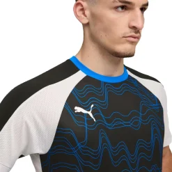 Puma Voetbalkleding*IndividualLIGA voetbalshirt heren black white ultra blue