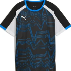 Puma Voetbalkleding*IndividualLIGA voetbalshirt junior black white ultra blue