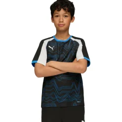 Puma Voetbalkleding*IndividualLIGA voetbalshirt junior black white ultra blue