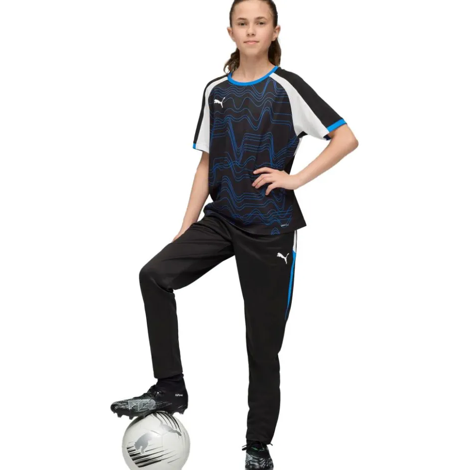 Puma Voetbalkleding*IndividualLIGA voetbalshirt junior black white ultra blue