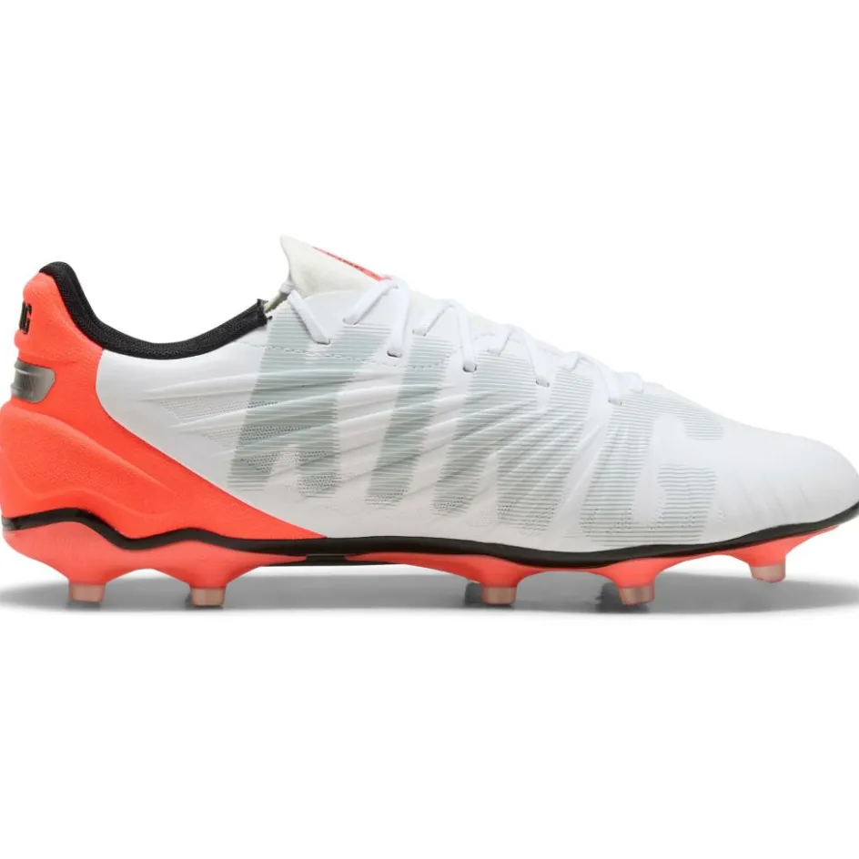 Puma Voetbalschoenen*King Match FG - AG voetbalschoenen white silver glowing red
