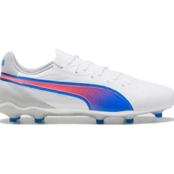 Puma Voetbalschoenen*KING MATCH FG AG voetbalschoenen heren white bluemazing flat light grey