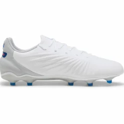 Puma Voetbalschoenen*KING MATCH FG AG voetbalschoenen heren white bluemazing flat light grey