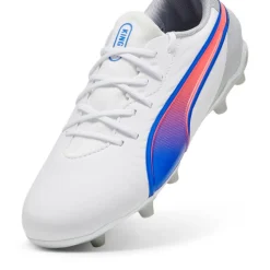 Puma Voetbalschoenen*KING MATCH FG AG voetbalschoenen junior white bluemazing flat light grey
