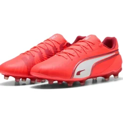 Puma Voetbalschoenen*KING MATCH FG AG voetbalschoenen heren glowing red white red fire