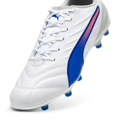 Puma Voetbalschoenen*KING PRO FG AG voetbalschoenen heren white bluemazing flat light grey