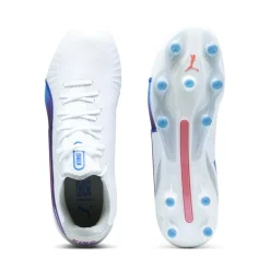 Puma Voetbalschoenen*KING ULTIMATE FG AG voetbalschoenen dames white bluemazing flat light grey sunset glow