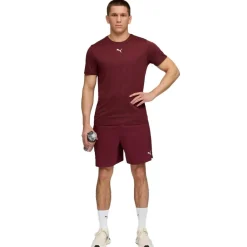 Puma Sportshirt*TAD ESSENTIALS shirt heren ruby shimmer heather