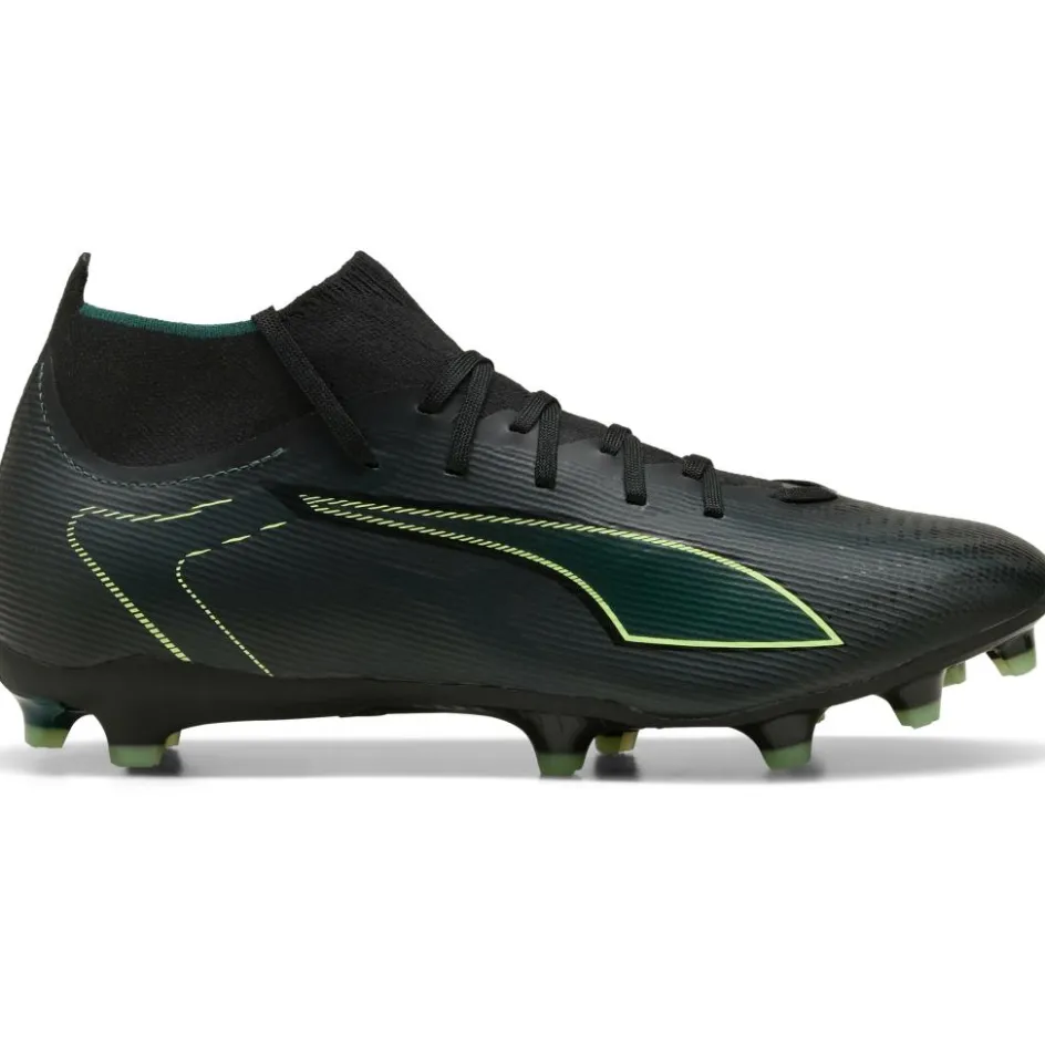 Puma Voetbalschoenen*Ultra 6 Match+ FG - AG voetbalschoenen black fizzy light green terrain