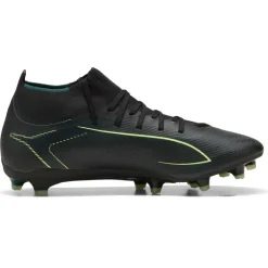 Puma Voetbalschoenen*Ultra 6 Match+ FG - AG voetbalschoenen black fizzy light green terrain